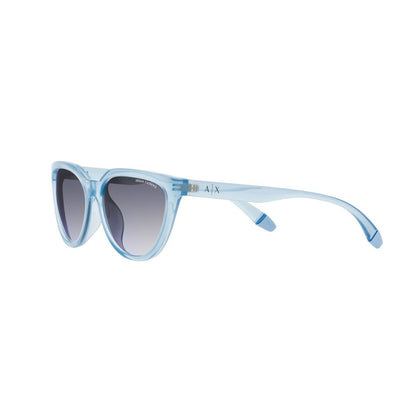 Lunettes de soleil Armani Exchange en acétate bleu