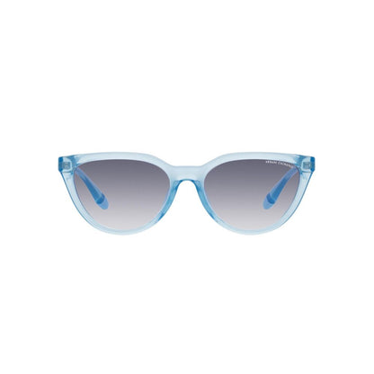 Lunettes de soleil Armani Exchange en acétate bleu