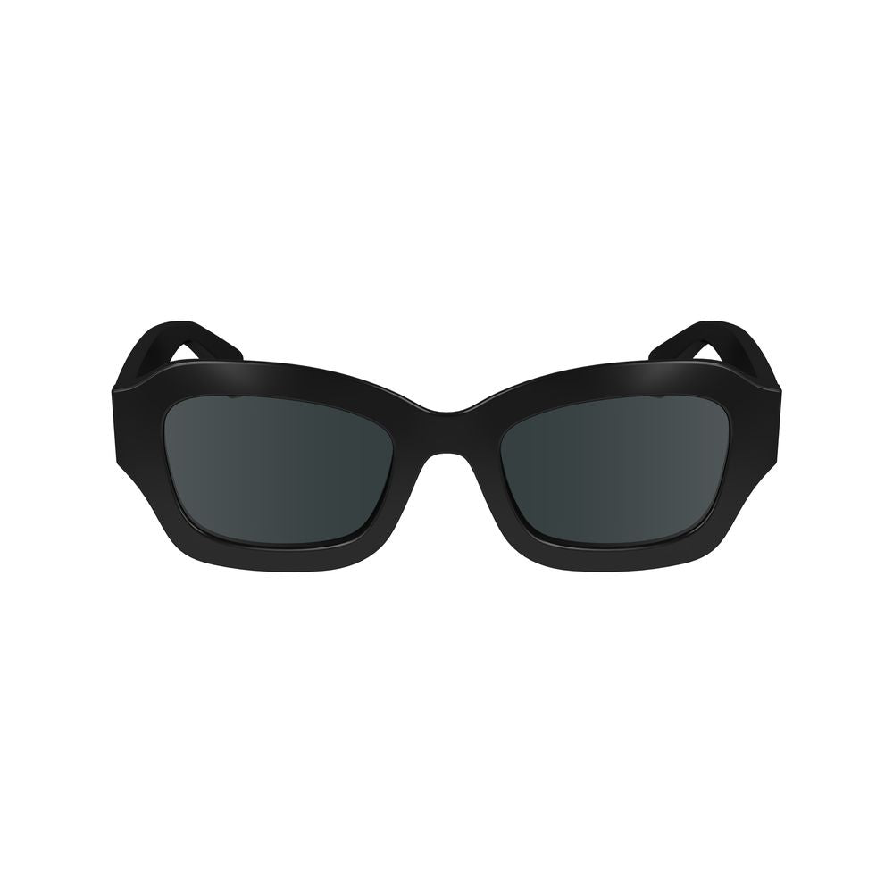 Lunettes de soleil Longchamp en acétate noir