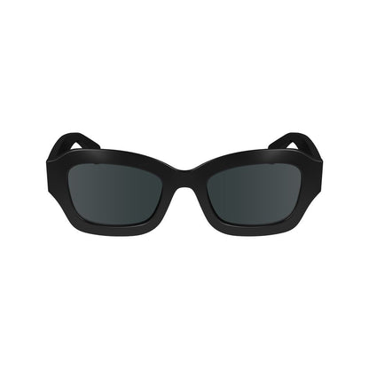 Lunettes de soleil Longchamp en acétate noir