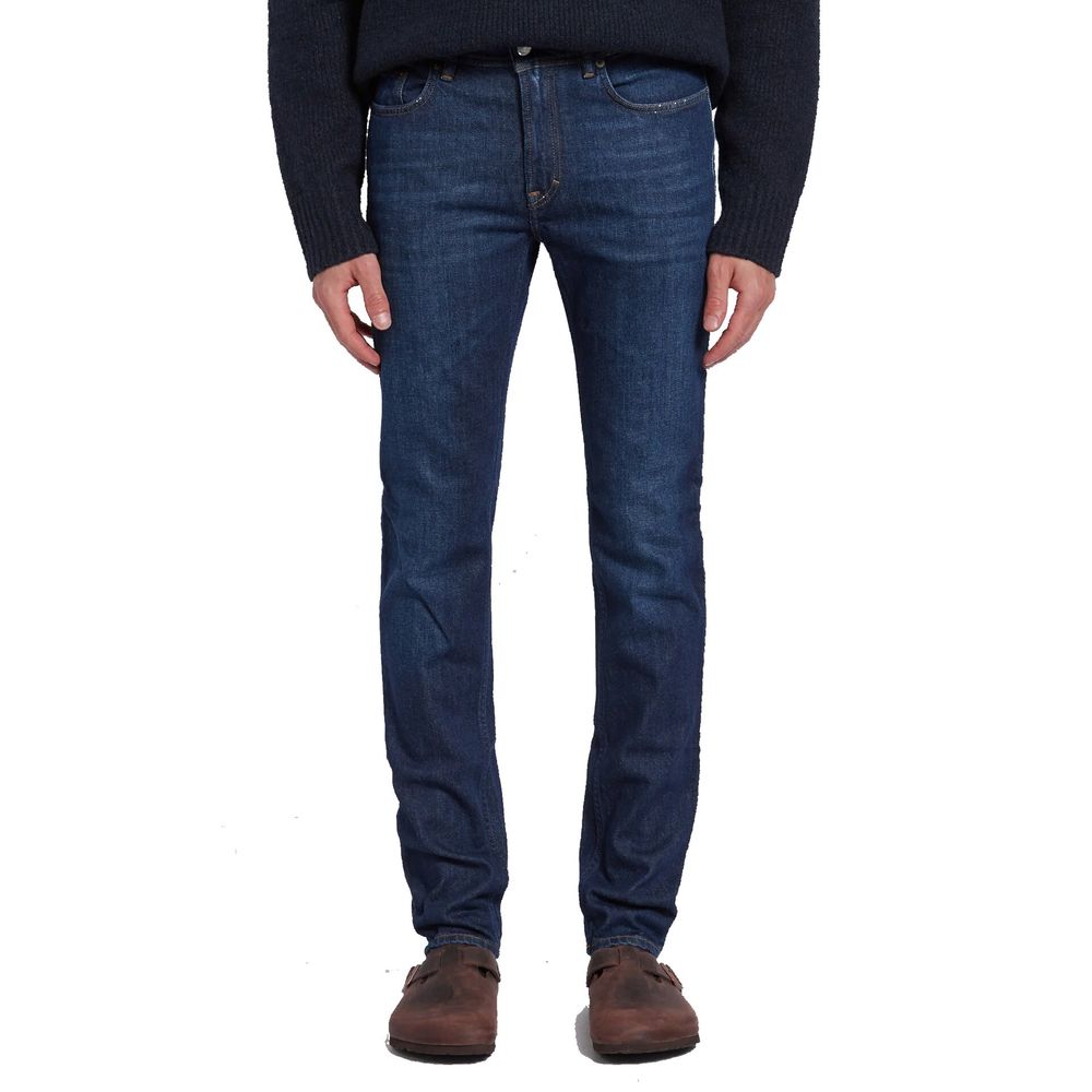 Acne Studios Jean Slim Bleu en Coton