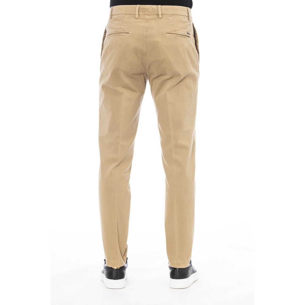 Pantalon en coton beige Peserico pour homme
