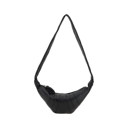 Borsa a Spalla Lemaire Nera in Pelle di Agnello Ovis Aries Aries