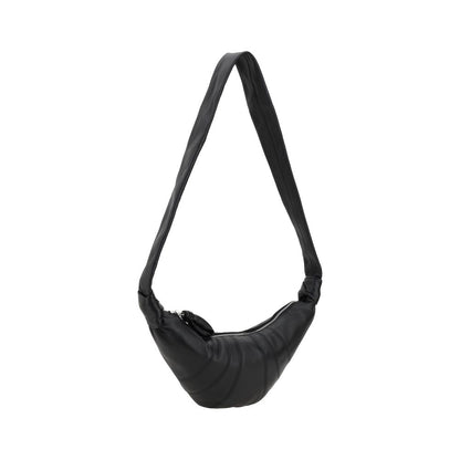 Borsa a Spalla Lemaire Nera in Pelle di Agnello Ovis Aries Aries