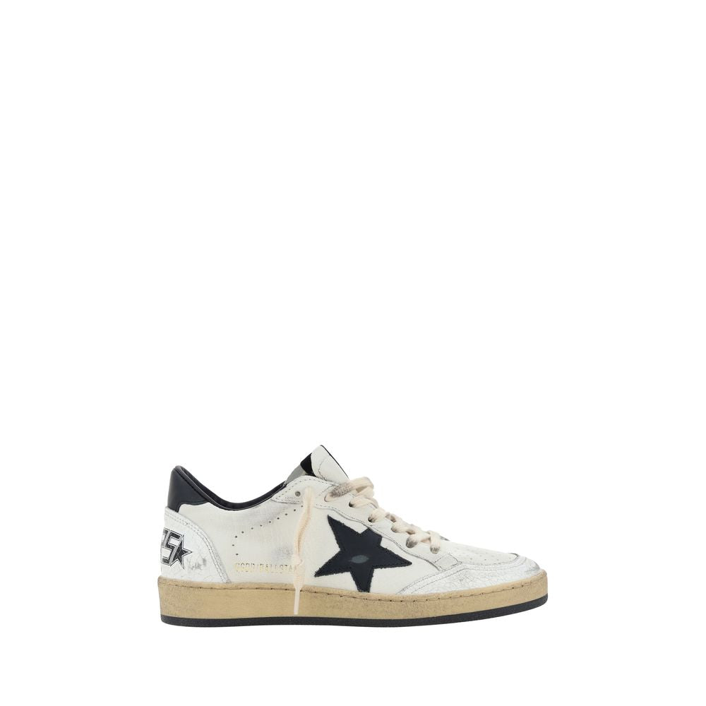 Baskets basses Golden Goose en peau de chèvre multicolore