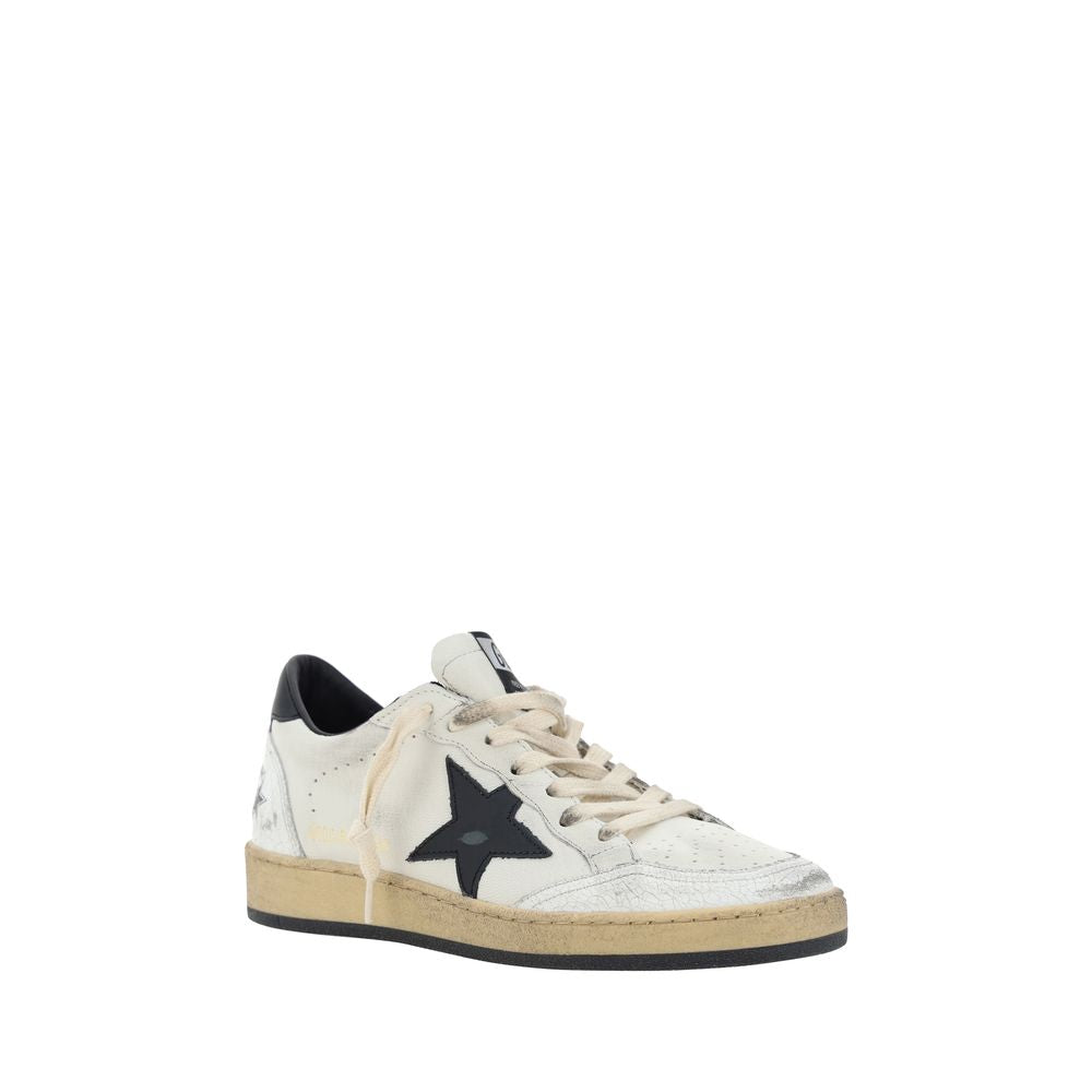 Baskets basses Golden Goose en peau de chèvre multicolore