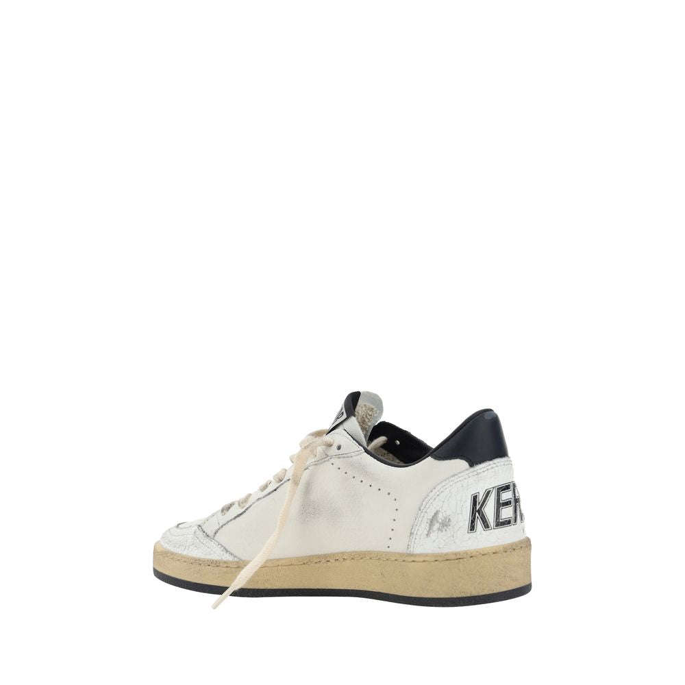 Baskets basses Golden Goose en peau de chèvre multicolore