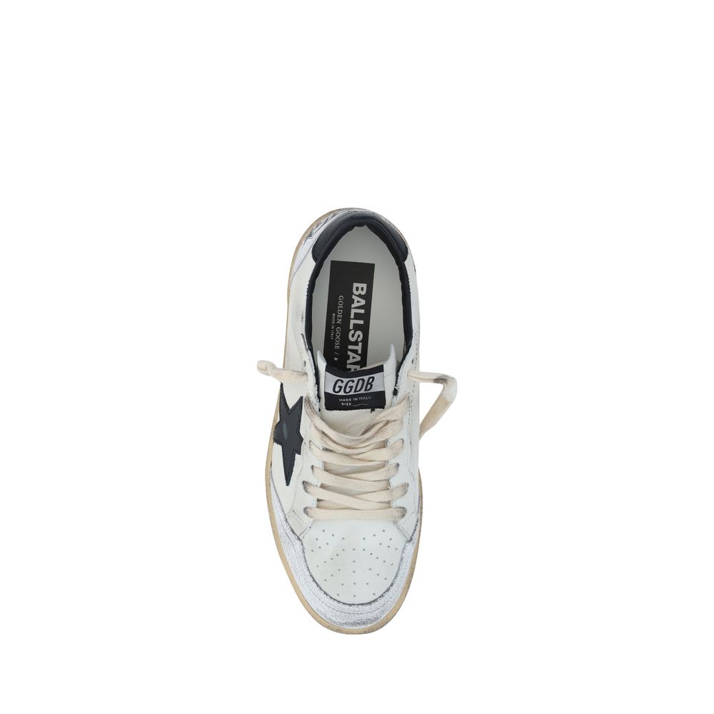 Baskets basses Golden Goose en peau de chèvre multicolore