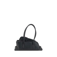 Borsa a Spalla The Attico in Pelle di Vitello Nera Bos Taurus