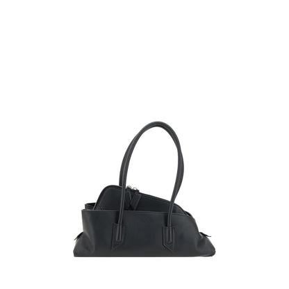 Borsa a Spalla The Attico in Pelle di Vitello Nera Bos Taurus