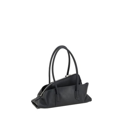 Borsa a Spalla The Attico in Pelle di Vitello Nera Bos Taurus