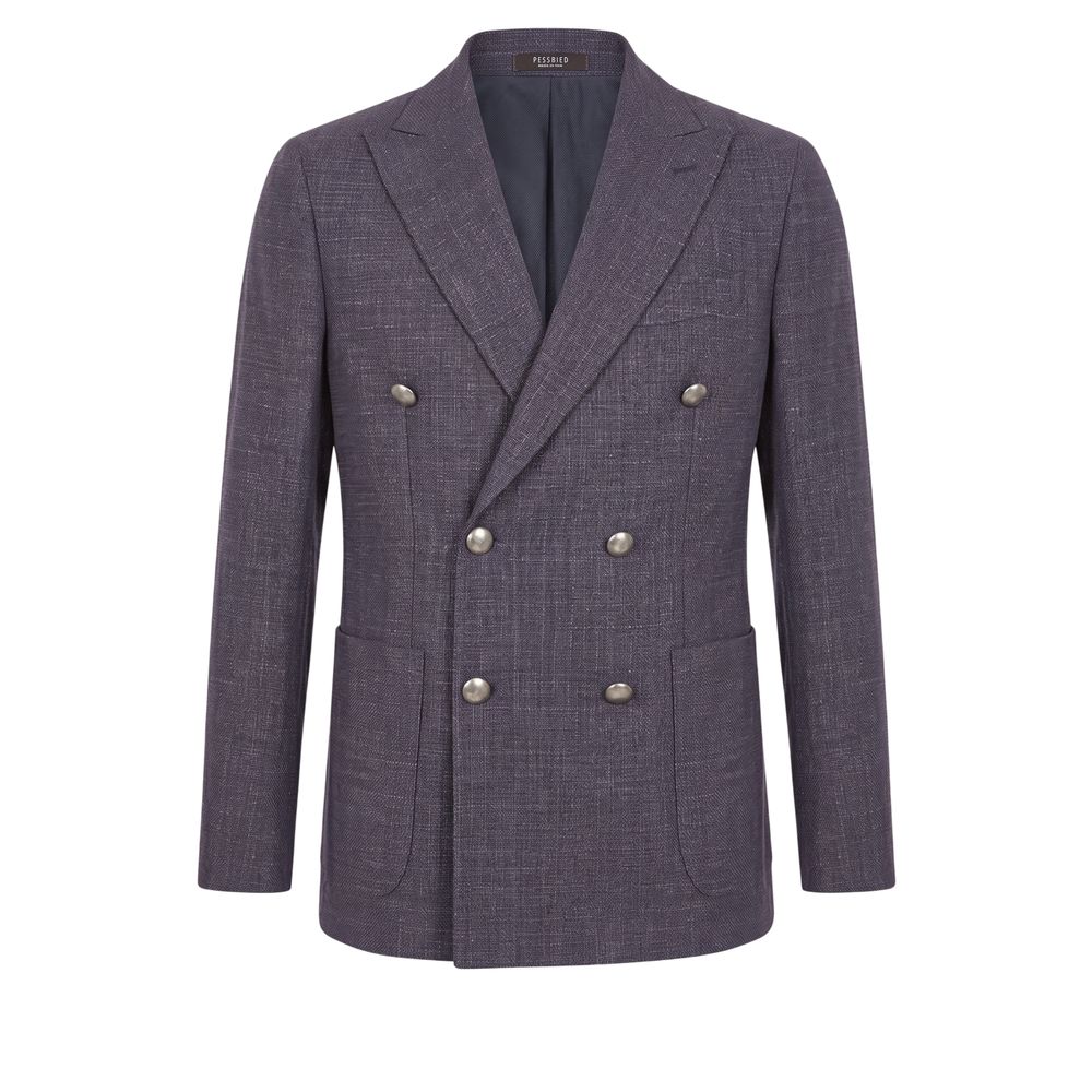 Giacca da uomo Peserico in lana blu