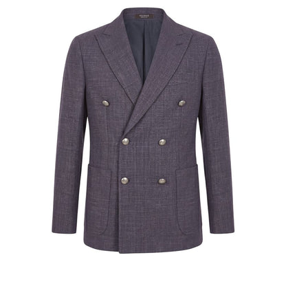 Giacca da uomo Peserico in lana blu
