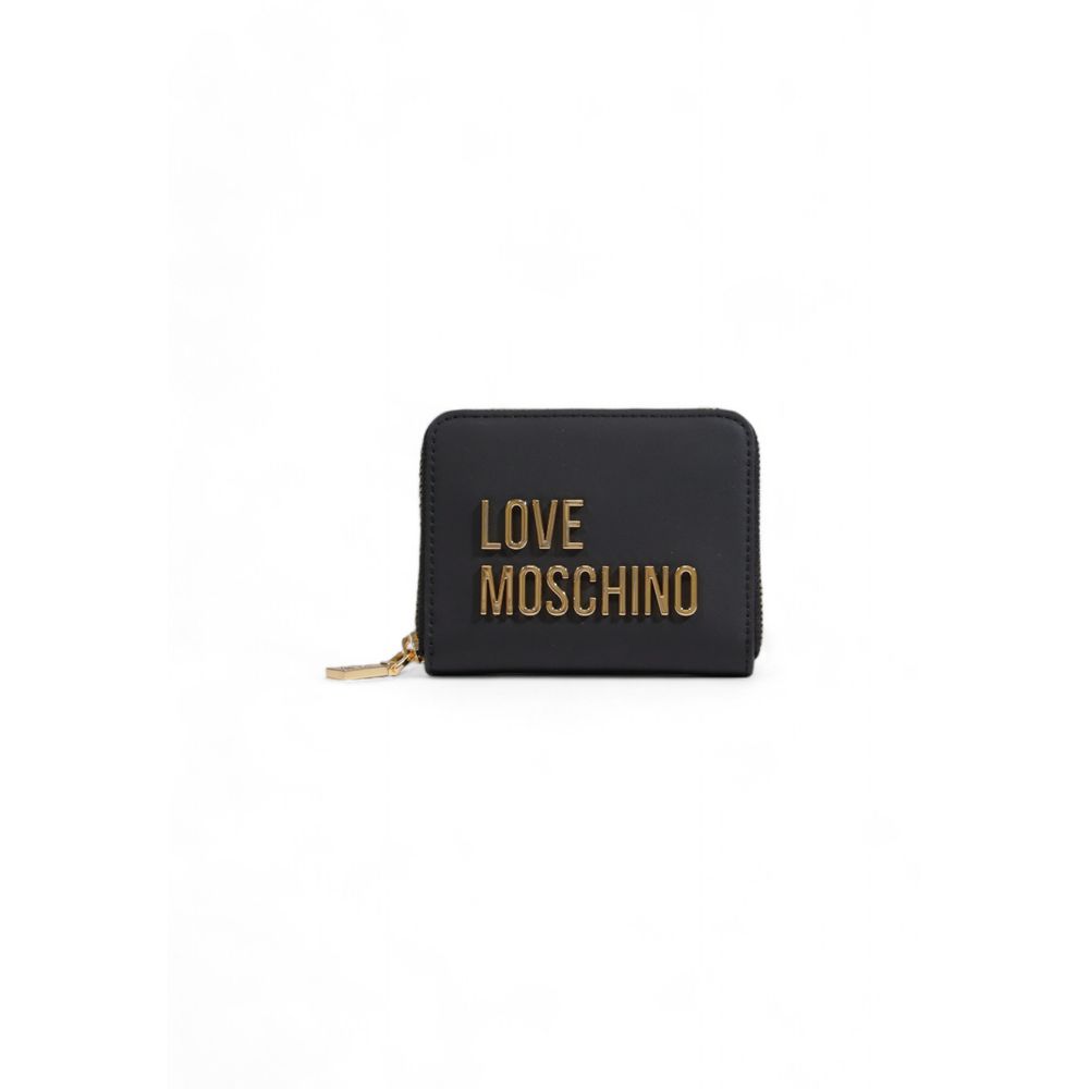 Portefeuille Love Moschino en polyéthylène noir