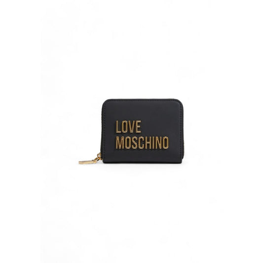 Portafoglio Love Moschino in polietilene nero