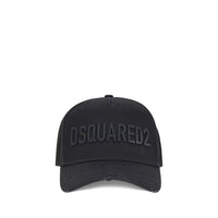 Berretto in Cotone Nero Dsquared² (Cappello da Baseball)