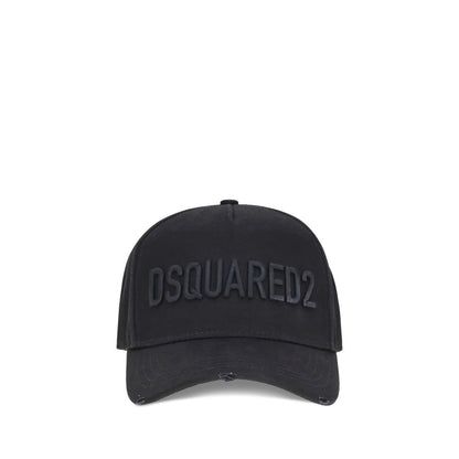 Berretto in Cotone Nero Dsquared² (Cappello da Baseball)