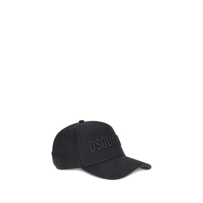 Berretto in Cotone Nero Dsquared² (Cappello da Baseball)