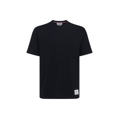 T-shirt Thom Browne in cotone blu