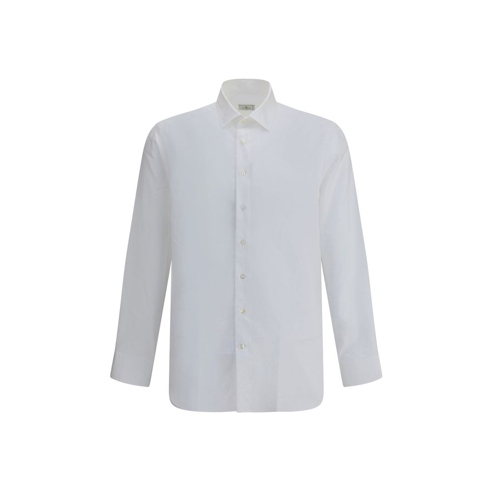 Chemise en coton blanc Etro