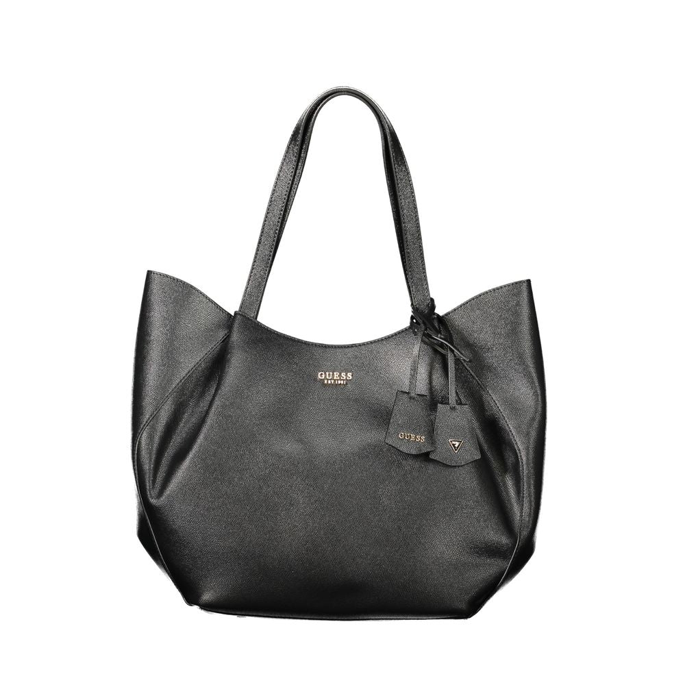 Borsa a mano da donna Guess Jeans Nero Poliuretano