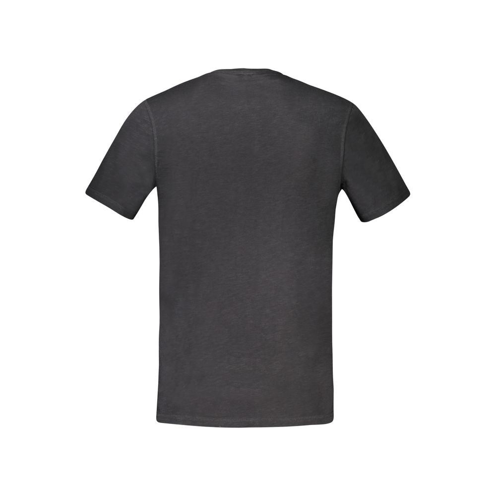 T-shirt da uomo in cotone nero Hugo Boss