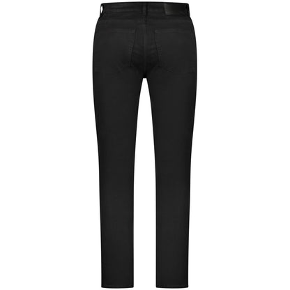 Jeans da uomo Hugo Boss in cotone nero