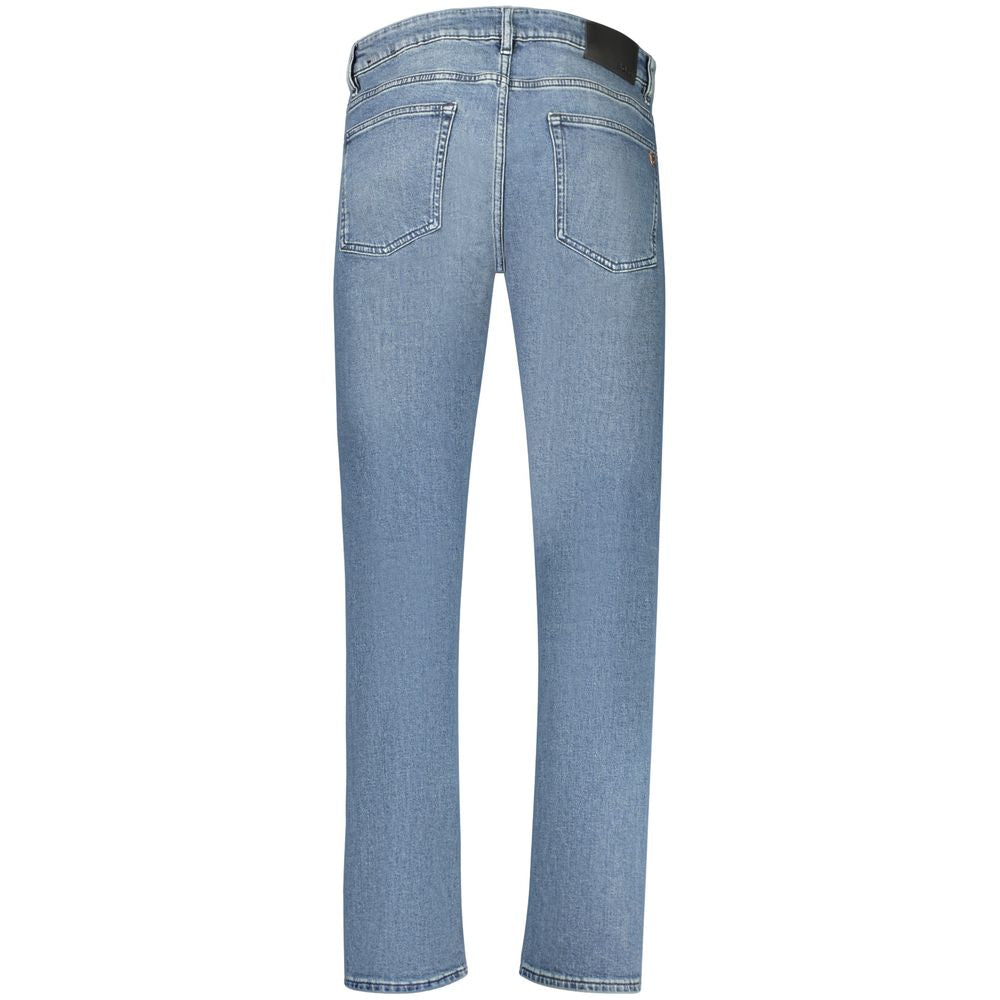 Hugo Boss Blu Jeans Slim da Uomo in Cotone