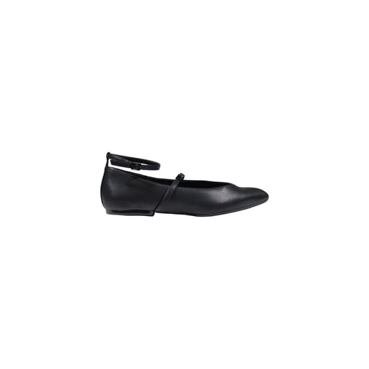 Décolleté con plateau in poliestere nero Armani Exchange