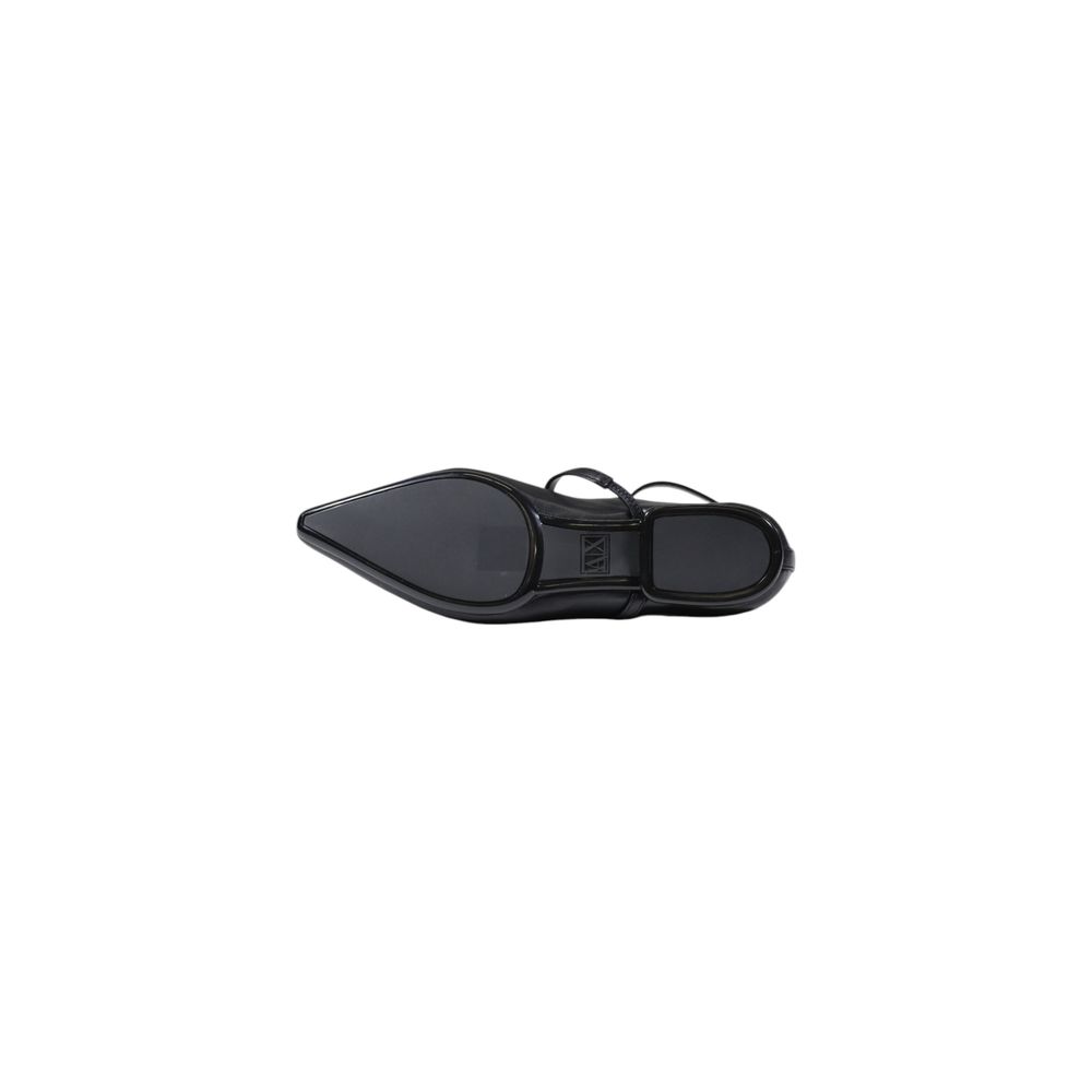 Escarpins à plateforme en polyester noir Armani Exchange