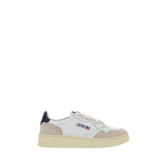 Autry White Calf Leather Bos Taurus Scarpe da Ginnastica