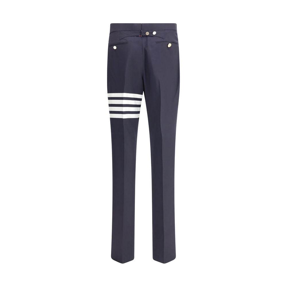Pantaloni Thom Browne in lana blu Oves Aries