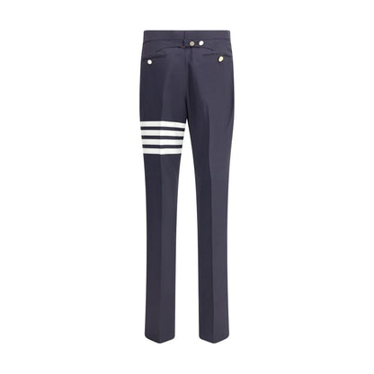 Pantaloni Thom Browne in lana blu Oves Aries
