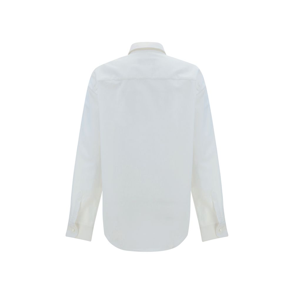 Camicia Elegante Ami Paris in Cotone Bianco