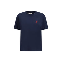T-shirt Ami Paris in cotone blu