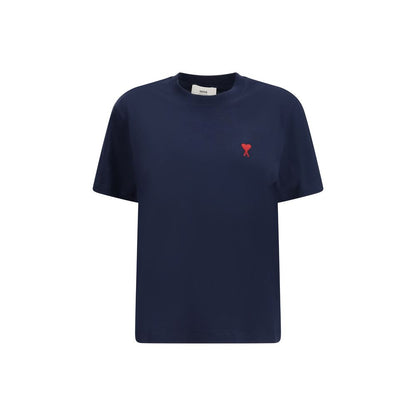 T-shirt Ami Paris in cotone blu