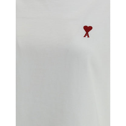 T-shirt Ami Paris in cotone bianco