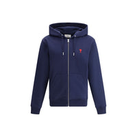 Felpa Ami Paris in cotone blu