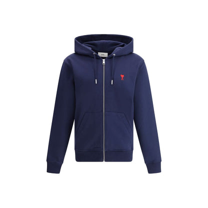 Felpa Ami Paris in cotone blu