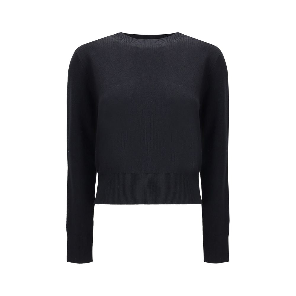 Ami Paris Sweat-shirt Oves Aries en Laine Noire