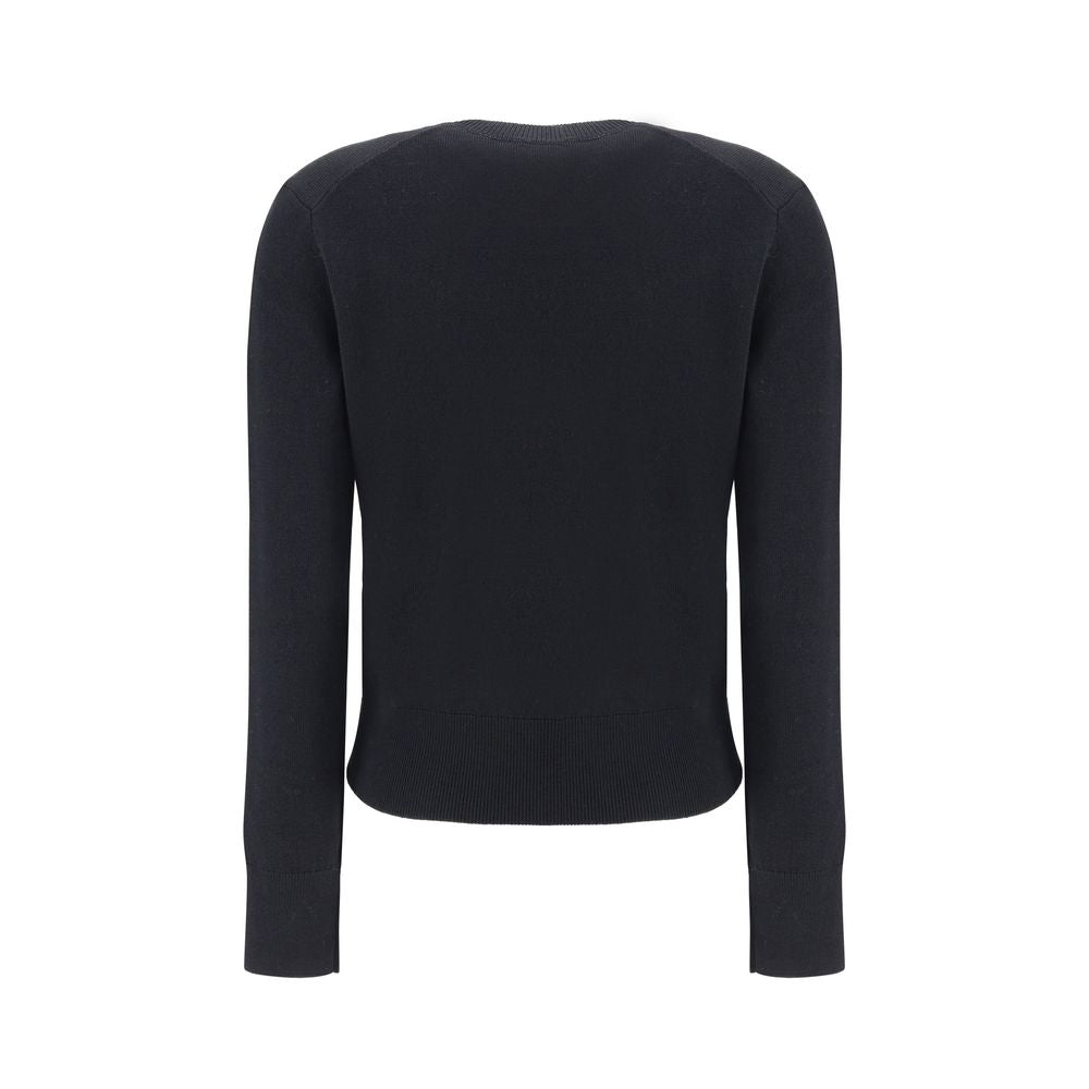 Ami Paris Sweat-shirt Oves Aries en Laine Noire