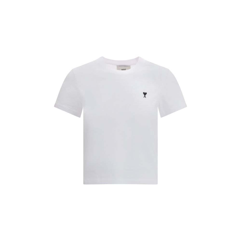 T-shirt Ami Paris in cotone bianco