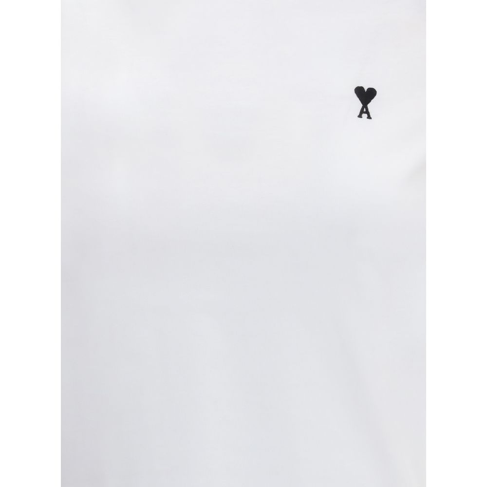 T-shirt Ami Paris in cotone bianco