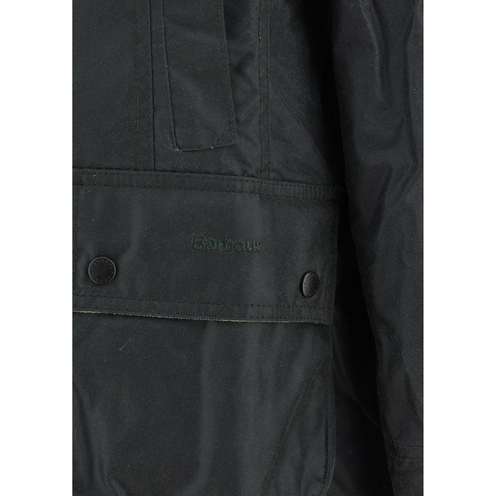 Veste longue en coton bicolore Barbour