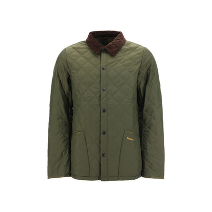 Barbour Giacca Lunga Bicolor in Poliammide