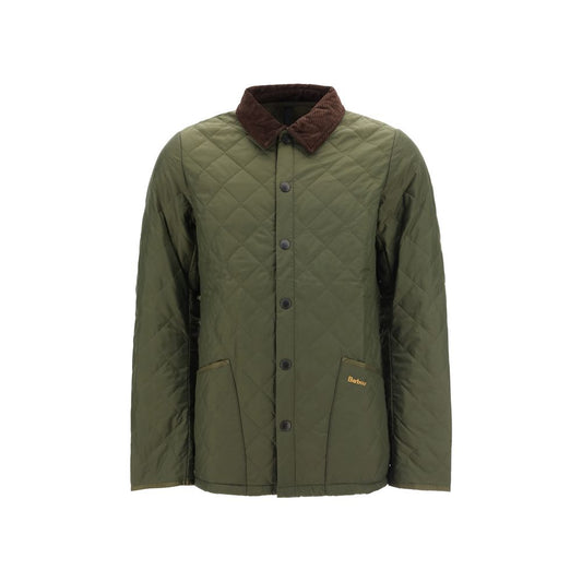Barbour Giacca Lunga Bicolor in Poliammide