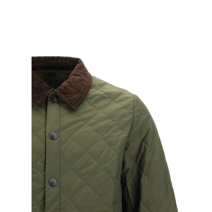 Barbour Giacca Lunga Bicolor in Poliammide