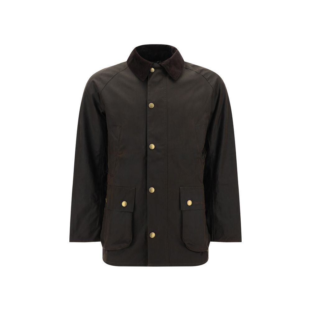 Giacca lunga Barbour bicolore in cotone