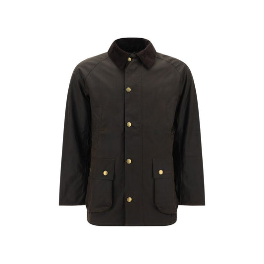 Giacca lunga Barbour bicolore in cotone