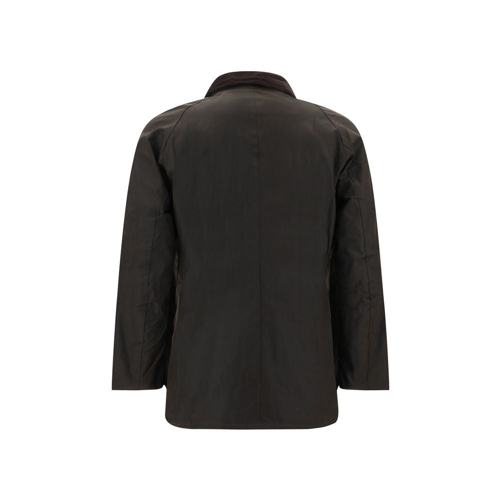 Giacca lunga Barbour bicolore in cotone
